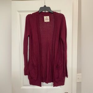 SO Women's Rich Burgundy Cardigan